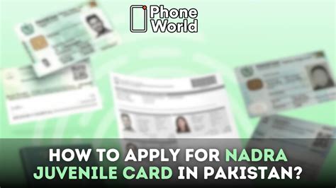 juvenile smart card|nadra juvenile card pakistan.